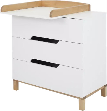 Изображение товара Комод пеленальный MOWbaby Lilla / 113 (Cloud White)