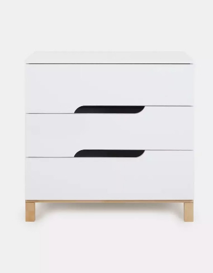 Изображение товара Комод пеленальный MOWbaby Lilla / 113 (Cloud White)