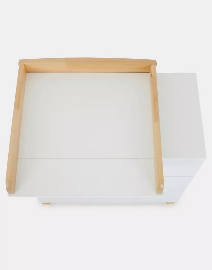 Изображение товара Комод пеленальный MOWbaby Lilla / 113 (Cloud White)