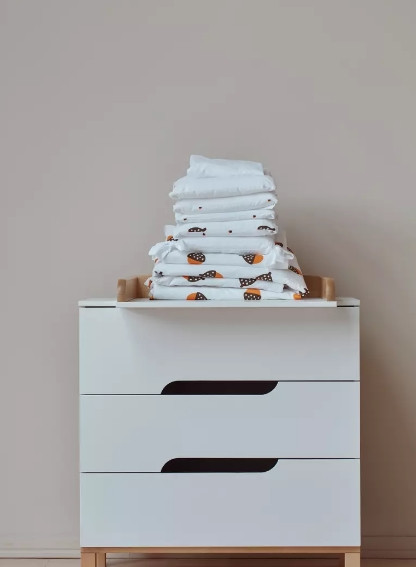 Изображение товара Комод пеленальный MOWbaby Lilla / 113 (Cloud White)