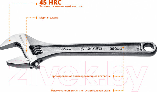 Изображение товара Гаечный ключ Stayer 2725-25-z01