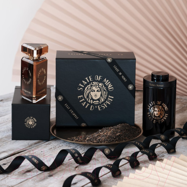 Изображение товара Парфюмерный набор State of Mind Modern Nomad Luxury Mind Парфюмерная вода 100мл+Чай 100г