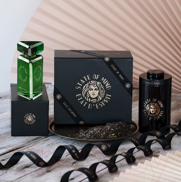 Изображение товара Парфюмерный набор State of Mind Sense of Humor Luxury Mind Set Парфюмерная вода 100мл+Чай 100г
