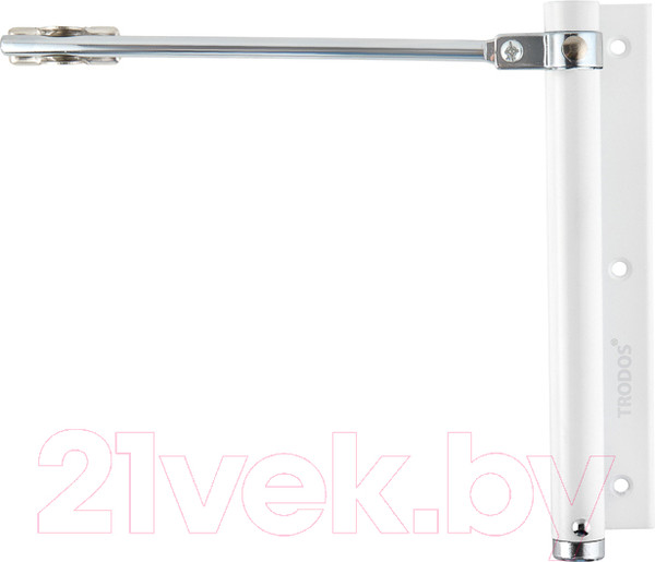 Изображение товара Доводчик с рычагом Trodos Пружинный до 35кг (белый)