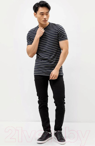 Изображение товара Футболка Mark Formelle 111774 (р.92-170/176, сине-зеленая полоска)