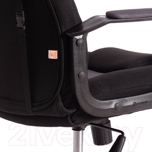 Изображение товара Кресло геймерское Tetchair Driver ткань (черный/серый)