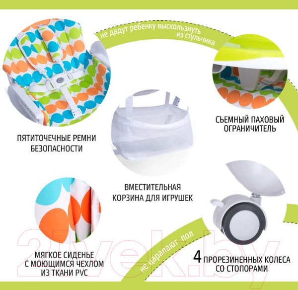 Изображение товара Стульчик для кормления Nuovita Beata (Colori)