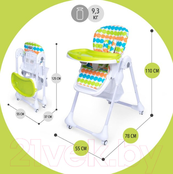 Изображение товара Стульчик для кормления Nuovita Beata (Colori)