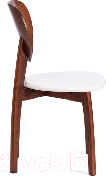 Изображение товара Стул Tetchair Diamante жесткое сиденье (бук/коричневый/белый)