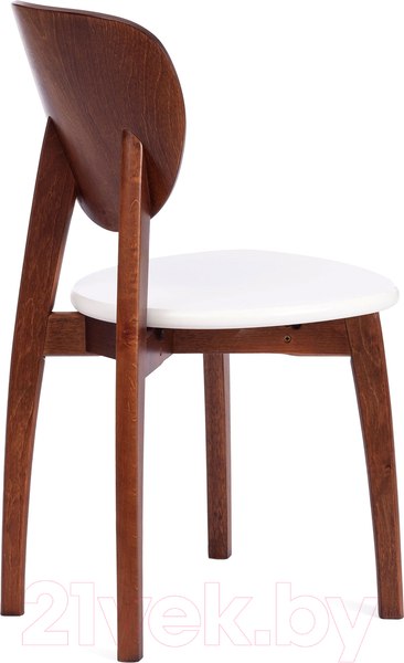 Изображение товара Стул Tetchair Diamante жесткое сиденье (бук/коричневый/белый)