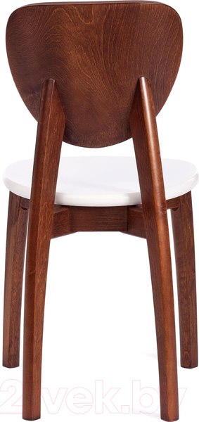 Изображение товара Стул Tetchair Diamante жесткое сиденье (бук/коричневый/белый)