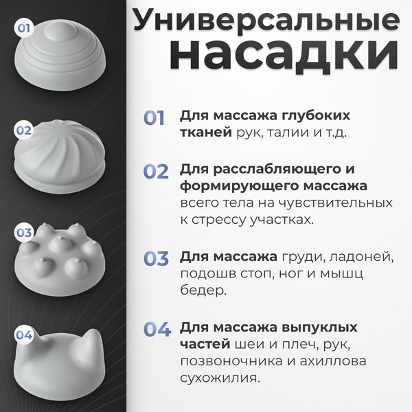 Изображение товара Массажный пистолет Calmer Pro MS1 (белый)
