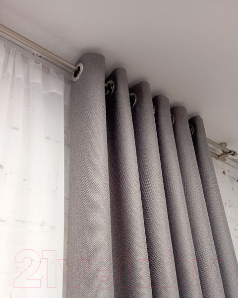 Изображение товара Штора Модный текстиль 01L1 / 112MT6670M28 (260x210, средне серый)