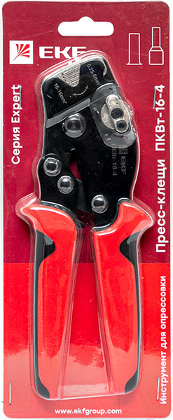 Изображение товара Инструмент обжимной EKF ПКВт-16-4 Expert / pkvt-16-4-exp