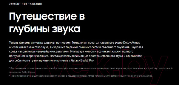 Изображение товара Беспроводные наушники Samsung Galaxy Buds 2 Pro / SM-R510NZ (серый)