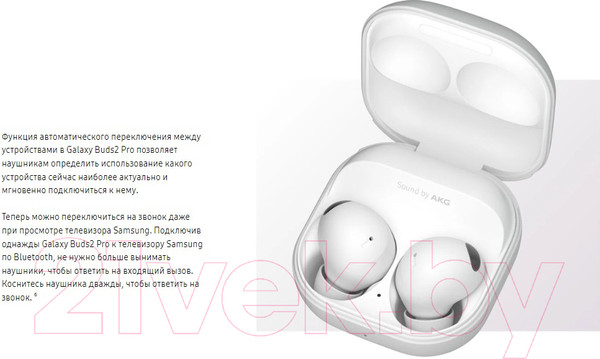 Изображение товара Беспроводные наушники Samsung Galaxy Buds 2 Pro / SM-R510NZ (белый)