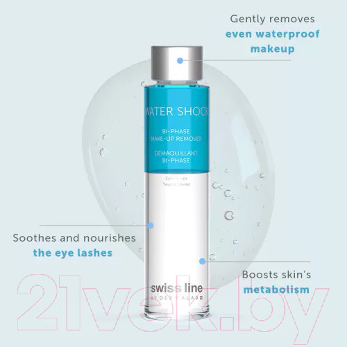 Изображение товара Мицеллярная вода Swiss Line Water Shock Bi-Phase Make-Up Remover (100мл)