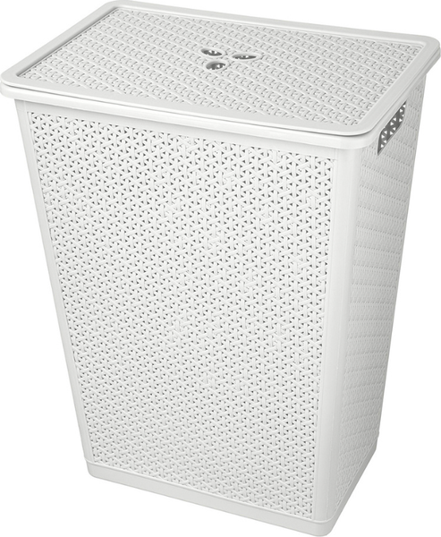 Изображение товара Корзина для белья Idi Land Wenge 2213069 (светло-серый)