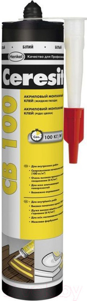 Изображение товара Клей Ceresit CB100 (400г, белый)