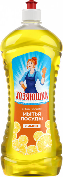 Изображение товара Средство для мытья посуды Хозяюшка Лимон (900мл)