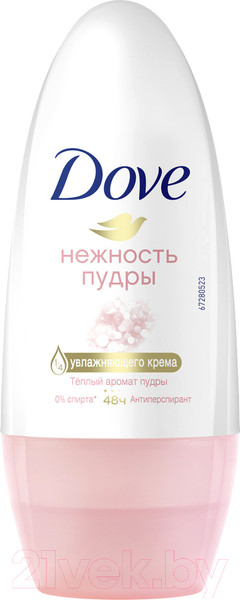 Изображение товара Антиперспирант шариковый Dove Нежность пудры (50мл)
