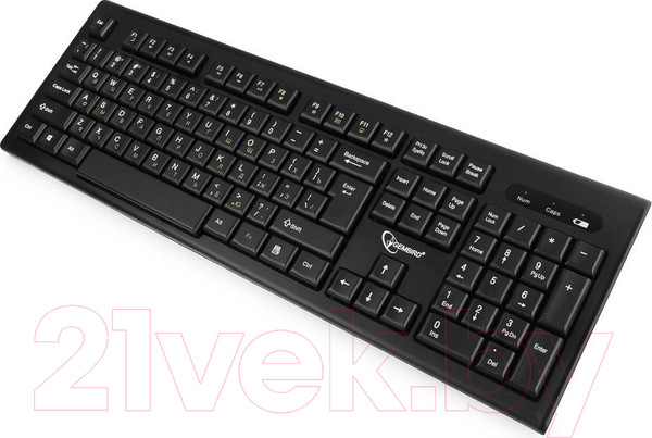 Изображение товара Комплект клавиатура и мышь Gembird KBS-8002