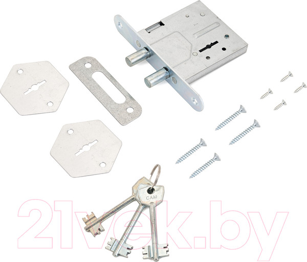 Изображение товара Замок врезной ПроСам ЗВ 8-4С/13 Сам-Мини 2 ригеля / 76610