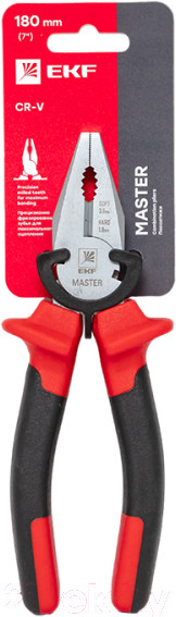 Изображение товара Пассатижи EKF Master Basic pas-180-mas