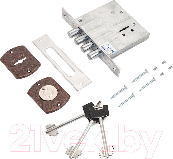 Изображение товара Замок врезной ПроСам ЗВ 8-8М/13 / 81300 (ключ 70мм)