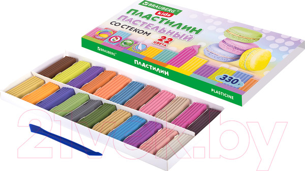 Изображение товара Пластилин Brauberg Kids / 106682 (22цв)