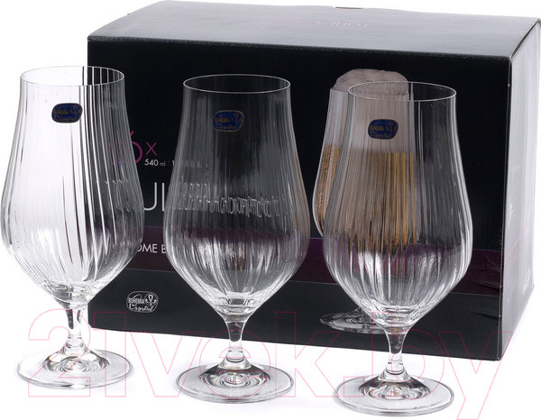 Изображение товара Набор бокалов Bohemia Crystalex Tulipa Optic 40894/36/540 (6шт)