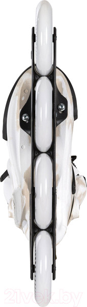 Изображение товара Роликовые коньки Powerslide Next Marble 110 / 908404 (р-р 38-39, белый)