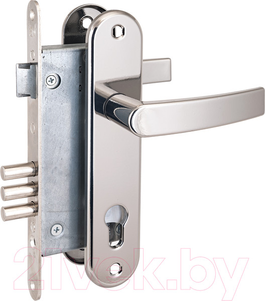 Изображение товара Замок врезной ПроСам ЗВ 4-3 без ц/м м/о 85мм / 78111 (черный жемчуг)