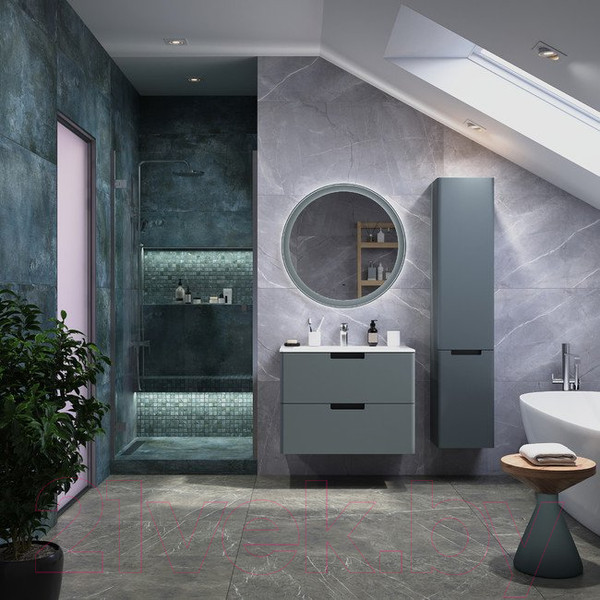 Изображение товара Шкаф-пенал для ванной Briz Прато 35 R / 240 04-06к35-00 02 ГР