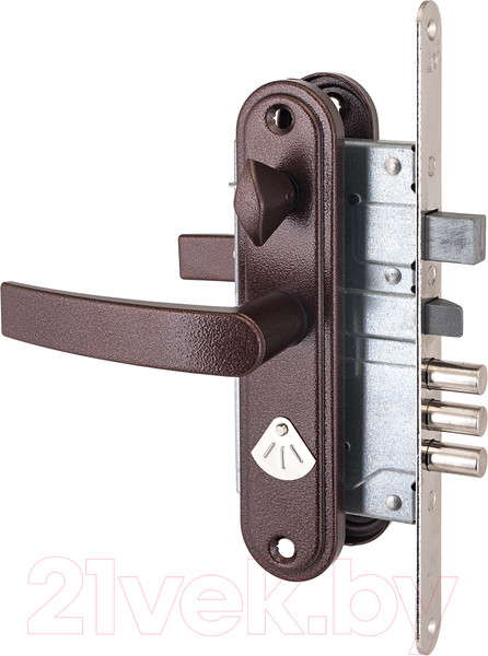 Изображение товара Замок врезной ПроСам ЗВ 9-8.3/13 м/о 55мм Правый ЗЩ ЗД РФ46П-002Ш / 88010 (медь)