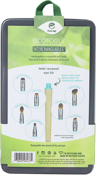 Изображение товара Набор кистей для макияжа Ecotools Interchangeables Total Renewal ET3137