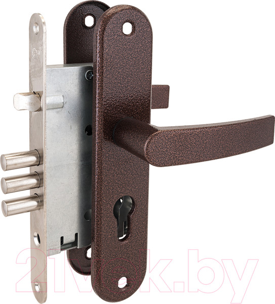 Изображение товара Замок врезной ПроСам ЗВ 4-31/55.РФ.55-002.У4 м/о 55мм без ц/мех / 78930 (медь)