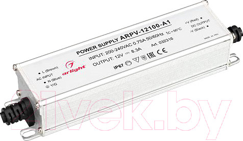 Изображение товара Адаптер для светодиодной ленты Arlight ARPV-12100-A1 / 032316