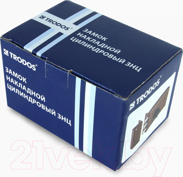 Изображение товара Замок накладной Trodos ЗНЦ (коричневый)
