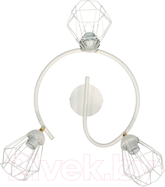 Изображение товара Спот Элетех Кристаль 131 НПБ 01-3х60-224 Е27 / 1005405221 (белый муар)