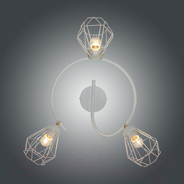 Изображение товара Спот Элетех Кристаль 131 НПБ 01-3х60-224 Е27 / 1005405221 (белый муар)