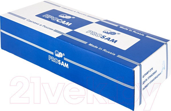 Изображение товара Замок врезной ПроСам ЗВ 4-31/55.РФ.55-016 м/о 55мм без ц/м удлинненная планка / 78926 (латунь)