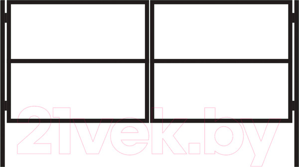 Изображение товара Каркас для ворот Белзабор 3.5x1.5м