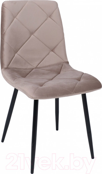 Изображение товара Стул AksHome Gill (бежевый велюр/черный)