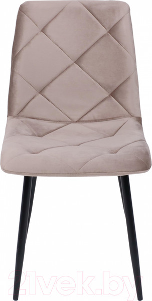 Изображение товара Стул AksHome Gill (бежевый велюр/черный)