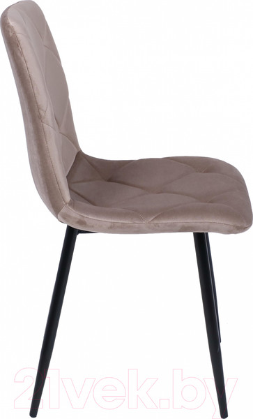 Изображение товара Стул AksHome Gill (бежевый велюр/черный)