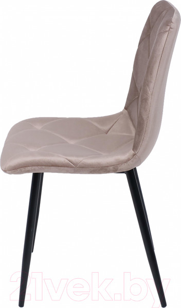 Изображение товара Стул AksHome Gill (бежевый велюр/черный)