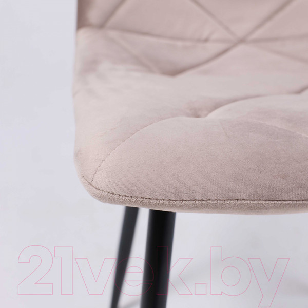 Изображение товара Стул AksHome Gill (бежевый велюр/черный)