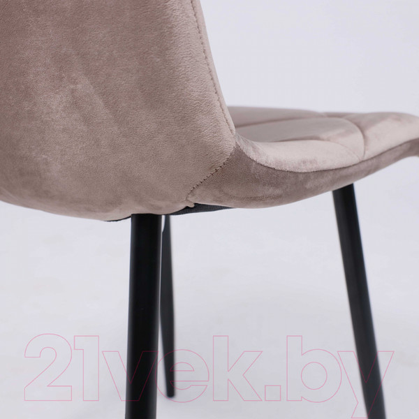 Изображение товара Стул AksHome Gill (бежевый велюр/черный)