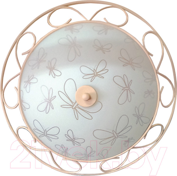 Изображение товара Потолочный светильник Элетех Бабочки 500 НПБ 01-3х60-161 / 1005205866 (матовый белый)